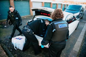 Police raided three properties in Brookside, Telford