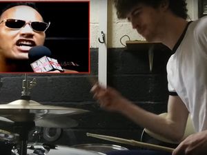 Supporting image for story: You need to watch this drummer's unique cover of a speech made by the Rock