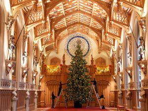 Supporting image for story: Festive welcome ready for German president from King and Queen at Windsor Castle