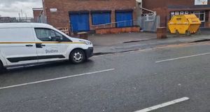 A Dudley Council crew was in attendance to clean up oil and debris after the crash