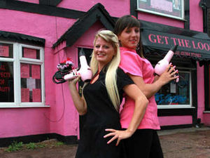Supporting image for story: Thinking pink doubles twins' business