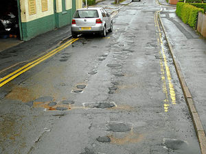 Supporting image for story: Is this Shropshire's most potholed road?