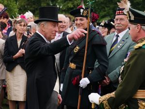 Supporting image for story: King and Queen begin Holyrood Week under guard of ceremonial female bodyguards
