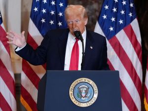 Supporting image for story: Aid workers fight back as Trump pushes to axe almost all USAID staffers