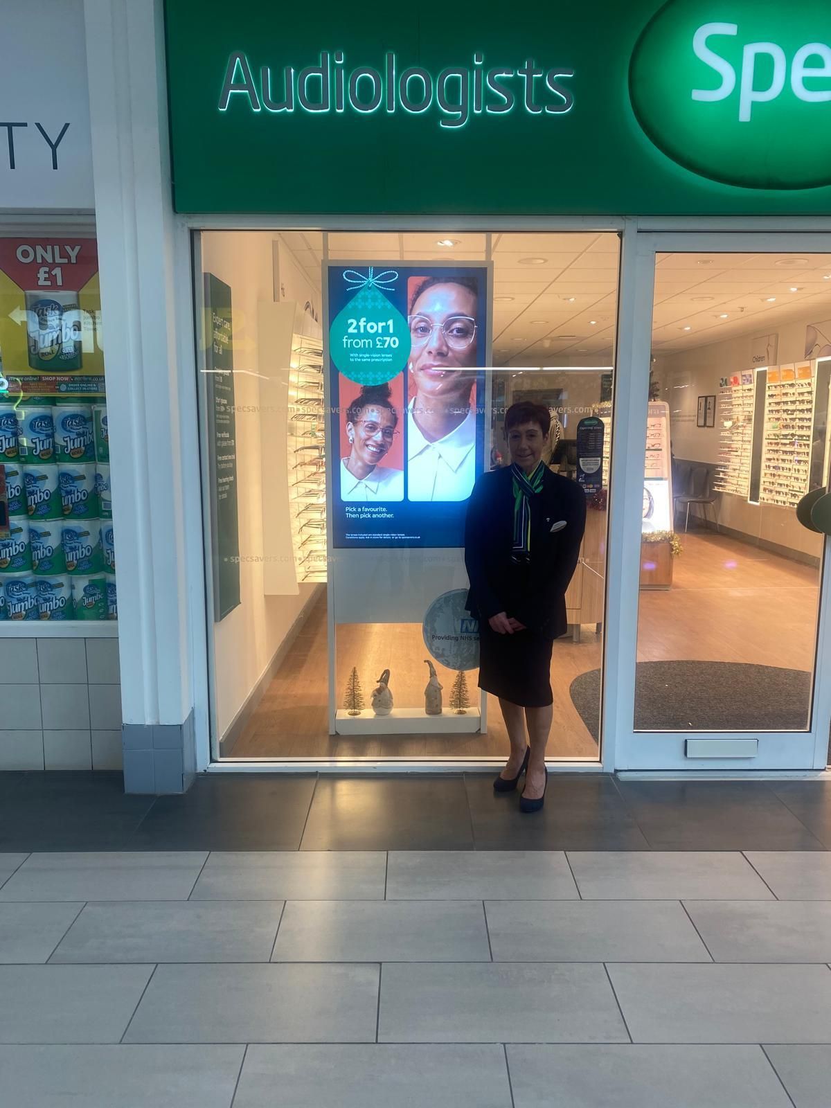 Optical store supervisor celebrates 20 years service