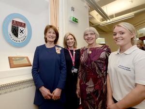 Supporting image for story: Badge of honour unveiled at Shropshire hospital
