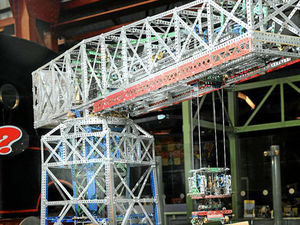 Supporting image for story: Meccano modellers show skills
