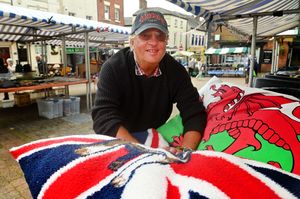 Mike Breeze, one of the traders at Oswestry market