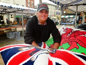 Mike Breeze, an Oswestry market trader 