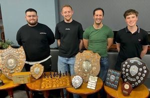 l-r Brandon Wilkes, Joseph Friar, Luke Barton and Cameron Henry