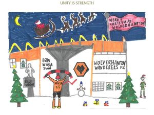 Supporting image for story: Artwork for Mayor of Wolverhampton's Christmas cards unveiled after competition