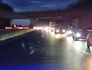 Supporting image for story: More than 100 motorists face fines and points for ignoring lane closures on M6