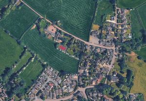 The scheme, put forward by Newcastle Under Lyme-based Zizzio Limited, proposes building nine detached homes on the site to the south of School Lane - to the rear of Ashley Farm House. Photo: Google