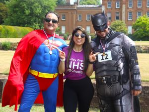 Supporting image for story: Heroes unite for fundraising run to aid Dudley hospital