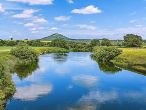 A distant view of The Wrekin