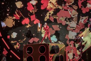 Katy Perry performs in Birmingham. Pic: Martin Dunning