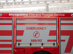 Supporting image for story: Firefighters tackle blaze in woodland area in Telford