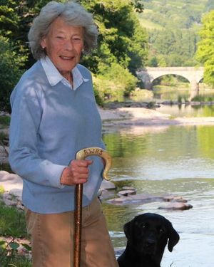 ‘Inspirational’ Dame Shan Legge-Bourke dies at her Powys home. (Glanusk Estate)