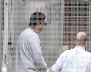 Zahid Naseem, who is accused of murdering Christina, arrives at Hove Crown Court