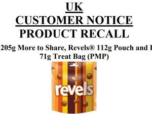 Supporting image for story: Batches of Revels recalled because 'they may contain small pieces of rubber'