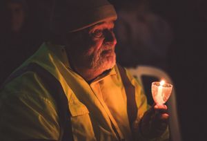 Hundreds were in attendance for the poignant ceremony at Severn Hospice