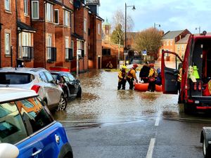 Supporting image for story: Fallout from Storm Dennis as water swamps Shropshire villages, closes roads and floods homes - with videos