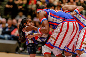 The Harlem Globetrotters in Birmingham. Credit: Chris Bowley