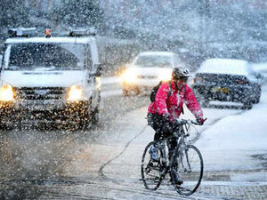 Supporting image for story: Eight inches of snow on the way to the West Midlands