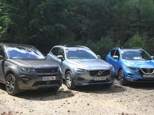 Supporting image for story: Triple test: Land Rover Discovery Sport vs Nissan Qashqai vs Volvo XC60