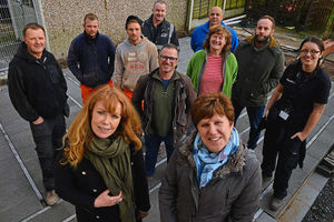 Supporting image for story: DIY SOS gets help from tradesman to help transform Matthew Cooper's Telford home - with video