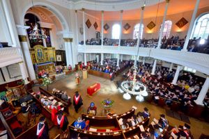 The graduation ceremony where 140 people were honoured