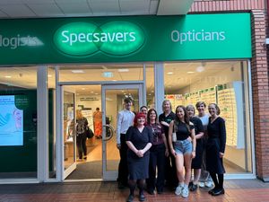 Specsavers Cannock team with Felicity 