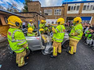 Supporting image for story: Would-be recruits get a real taste of how fire service responds to emergencies at open day