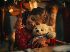 Supporting image for story: Poker-faced Lidl Bear who finds fame in Christmas ad delivers important message