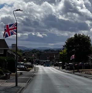 Union flags in Shrewsbury