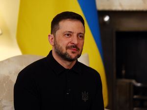 Ukrainian President Volodymyr Zelensky during his bilateral meeting at 10 Downing Street, London, with Prime Minister Sir Keir Starmer