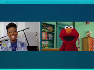 Supporting image for story: Sesame Street’s Elmo shares mindfulness moment for Children’s Mental Health Week