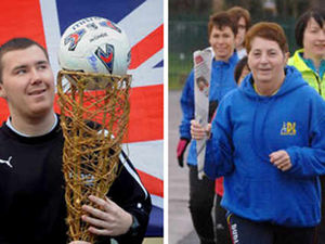Supporting image for story: Olympic torch honour lights up pair's lives