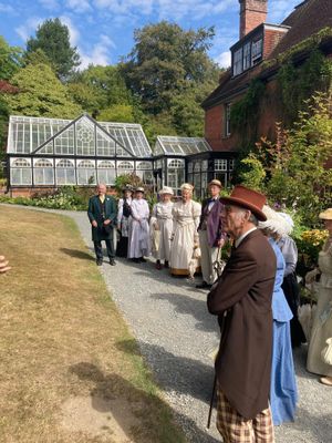 Victorian Friends enjoying the sights at Hergest Croft Gardens, Kington