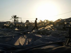 Supporting image for story: Pregnant woman and her four children killed in Gaza, say officials