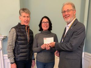 Supporting image for story: Shrewsbury Rotary club making donations to mark Darwin anniversary