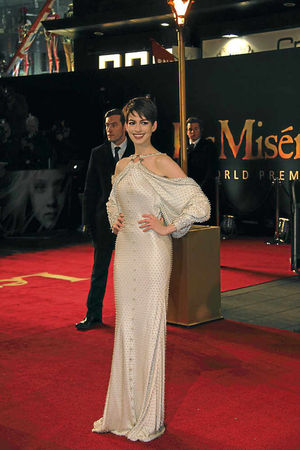 Anne Hathaway at the event