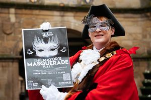 Shrewsbury mayor Becky Wall is hosting a masquerade ball