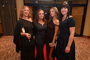 Shannon Nicklin, Kelly Russell, Brooke Coles and Verity Thomas (of Wolverhampton Council) at the Black Country Apprentice Awards 2025