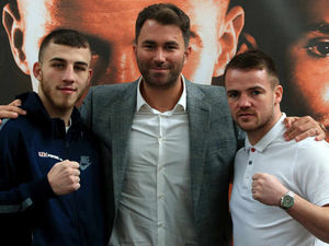 Supporting image for story: Frankie Gavin supporting Sam Eggington's goal