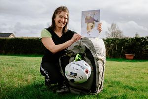 Sian Leavesley of Leavesley Aviation Paragliding School is featured on the front cover of this month's edition of "Skywings" magazine