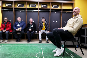 John Ruddy participates in The Foundations Head 4 Health Walk. Photo: Jack Thomas