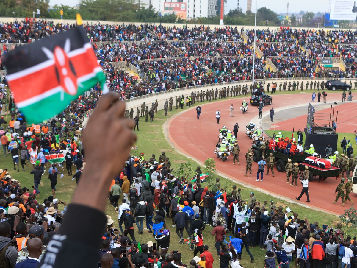 Two killed in stampede at funeral of Kenyan former prime minister Raila Odinga