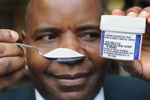 Dr Moses Murander who has just finished a clinical trial where he uses sugar to treat wounds