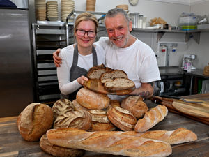 Supporting image for story: Meet the husband and wife bakers who get up at 2am to prepare bread and cakes for their shop